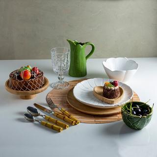 Lyor Keramik-Schale mit Bananenblättern  