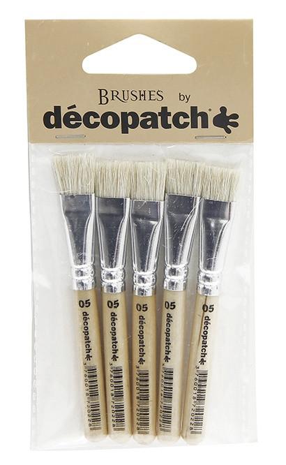 décopatch  Décopatch PACKPC05O pennello d'artista 5 pz 