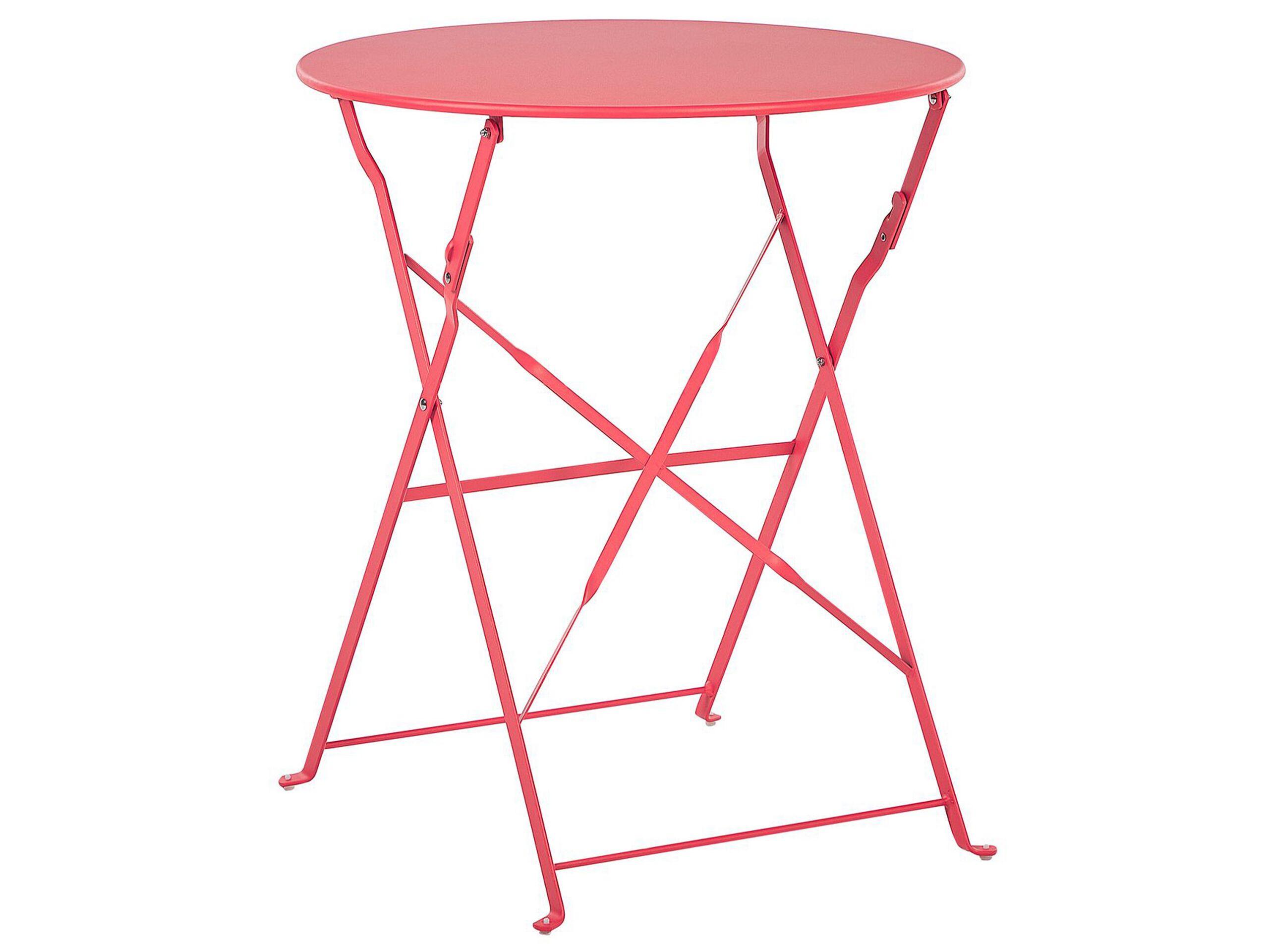 Beliani Set bistrot en Acciaio Moderno FIORI  