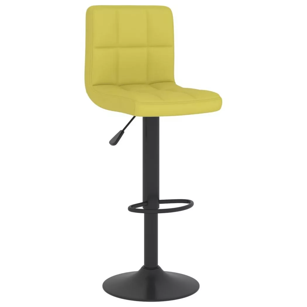 vidaXL Tabouret de bar Vert Tissu334277