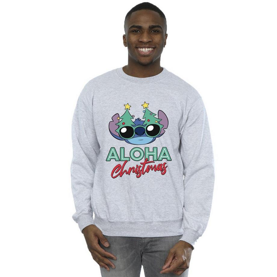Disney Stitch Aloha Christmas Sweatshirt  