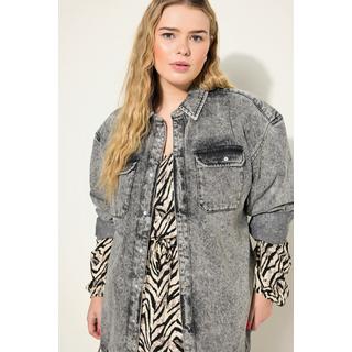 Studio Untold  Chemise en jean oversized au look vintage, manches longues 