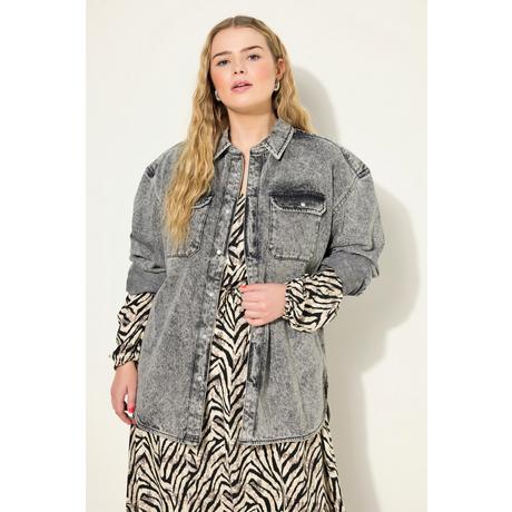 Studio Untold  Chemise en jean oversized au look vintage, manches longues 