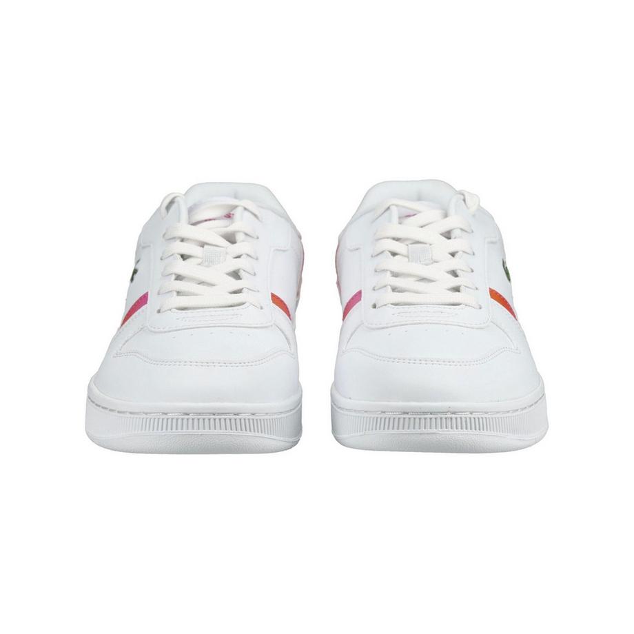 LACOSTE Sneaker blanche avec accents blocs de couleur  