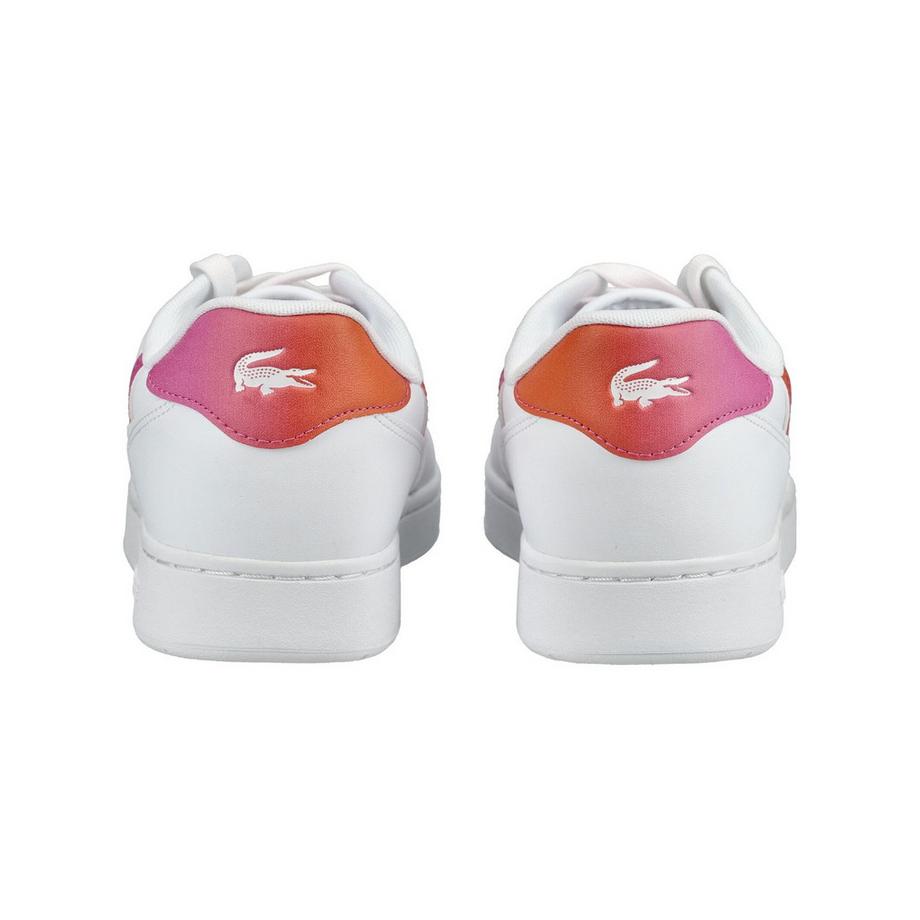 LACOSTE Sneaker blanche avec accents blocs de couleur  