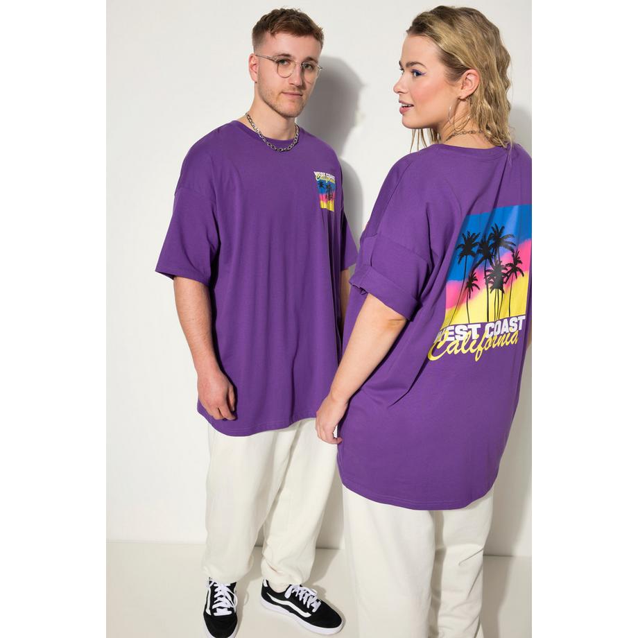 Studio Untold T-shirt Unisex Girocollo Stampa California sul Retro  