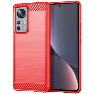 Cover-Discount  Xiaomi 12 Pro - Cover In Metallo Carbon Look 