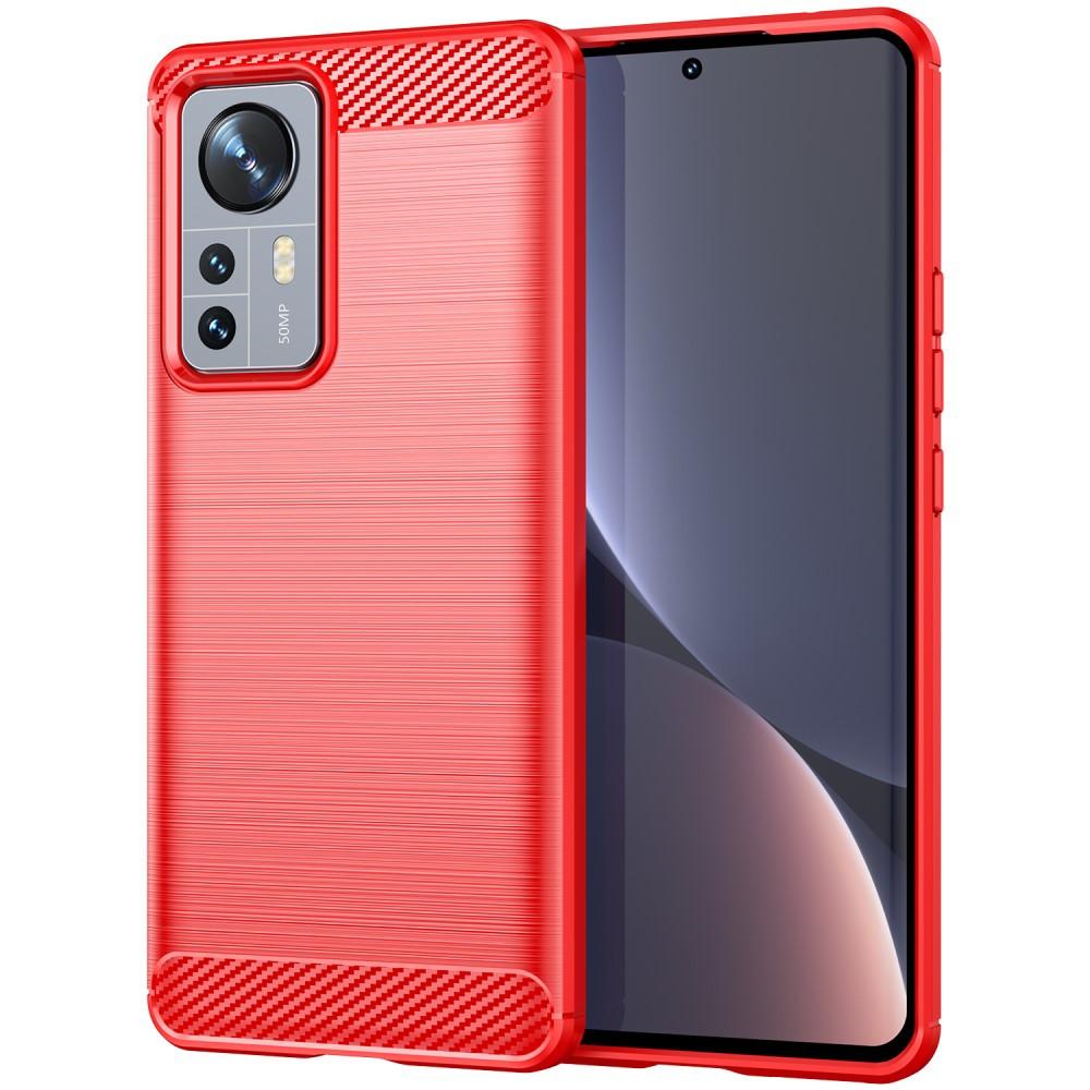 Cover-Discount  Xiaomi 12 Pro - Housse Mã©Tal Look Carbone 