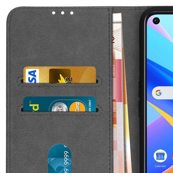 Avizar  Custodia folio per Oppo A96 / A76 Grigia 