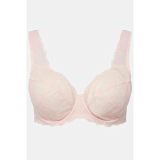 Ulla Popken  Soutien-gorge avec dentelle, armatures et bretelles larges - bonnets B-F 