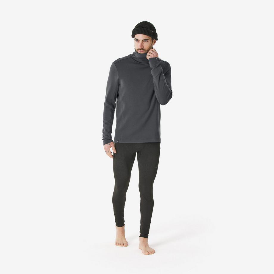 WEDZE  Thermo-Unterhemd mit Rollkragen aus Merinowolle, BL Top 500 Woolneck 