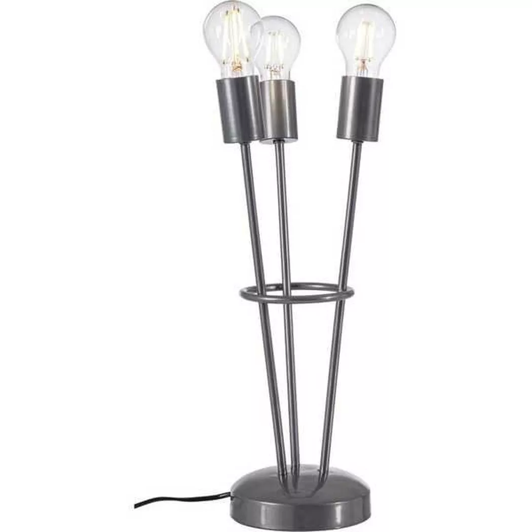 mutoni – Tischleuchte Fiaccola silber, One Size, Silber