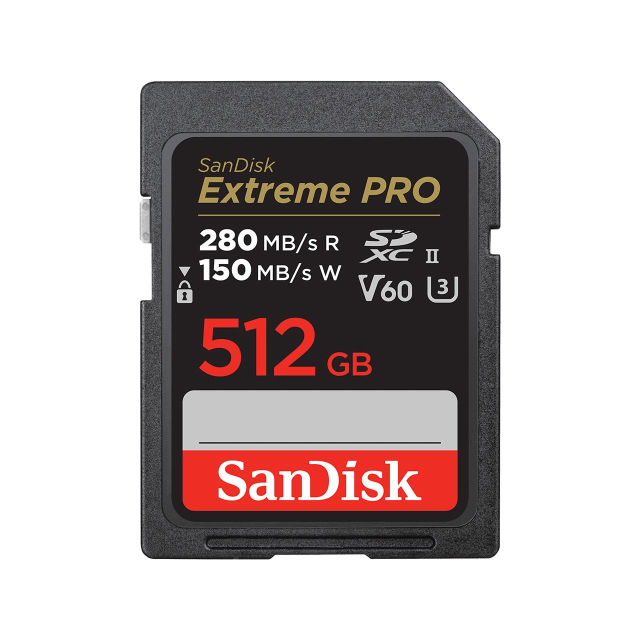 SanDisk  SanDisk SDSDXEP-512G-GN4IN mémoire flash 512 Go SDXC UHS-II Classe 10 