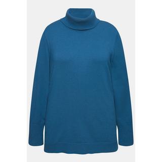 Ulla Popken  Rollkragenpullover, breite Rippbündchen, Langarm 