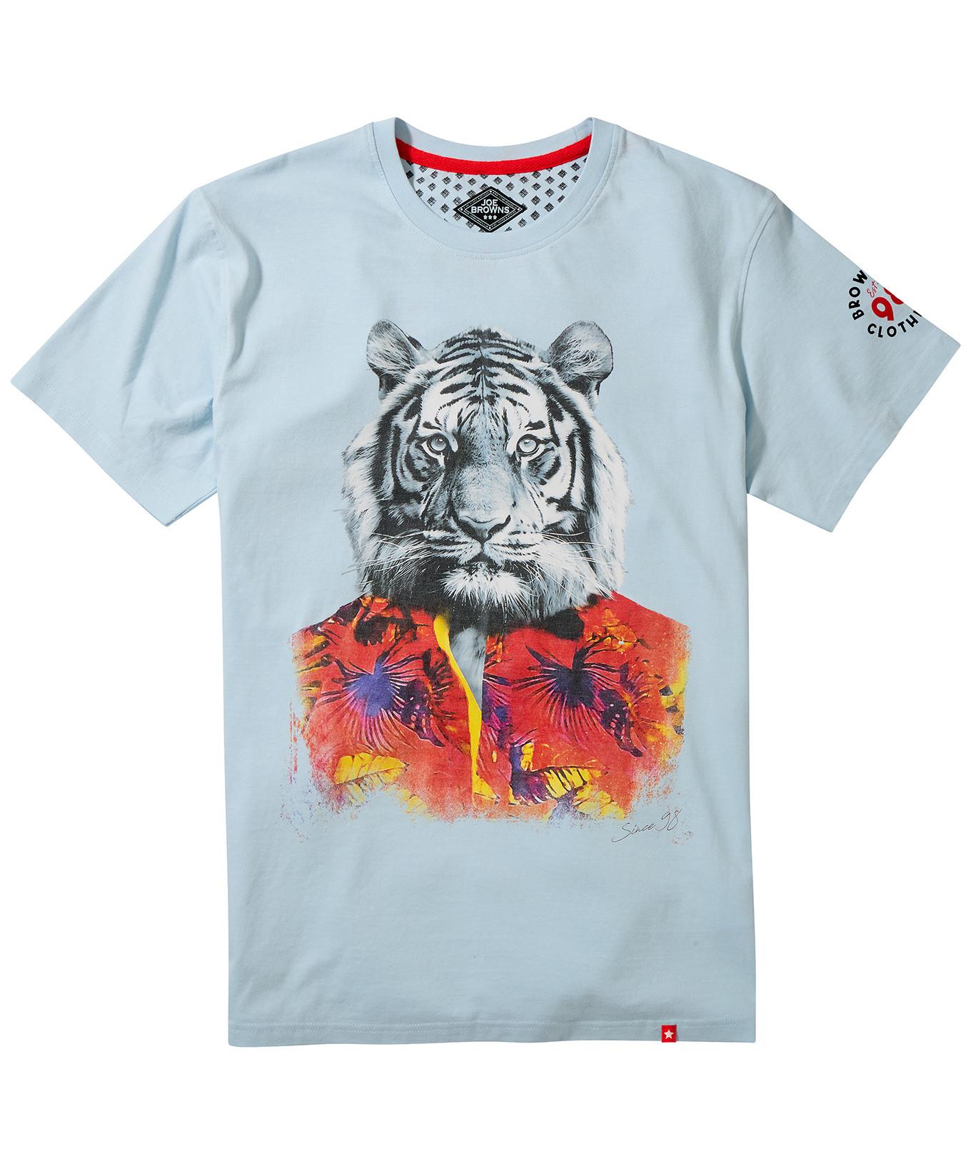 Joe Browns Hawaii Tiger Grafik T-Shirt  