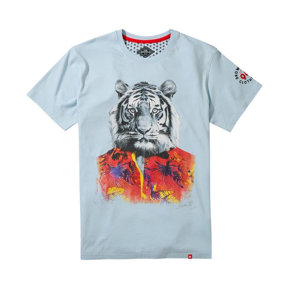 Joe Browns T-Shirt Grafica Tigre Hawaiano  