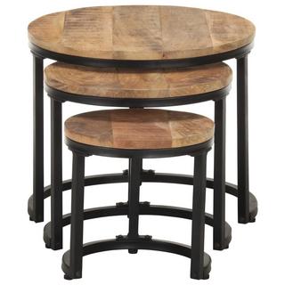 VidaXL Table d'appoint bois  