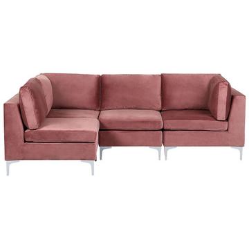 Ecksofa aus Samtstoff Modern EVJA