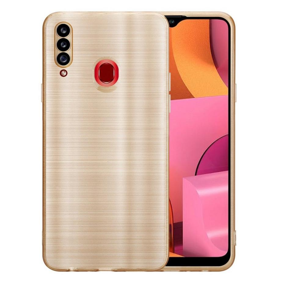 Cadorabo  Hülle für Samsung Galaxy A20s im Brushed Design 