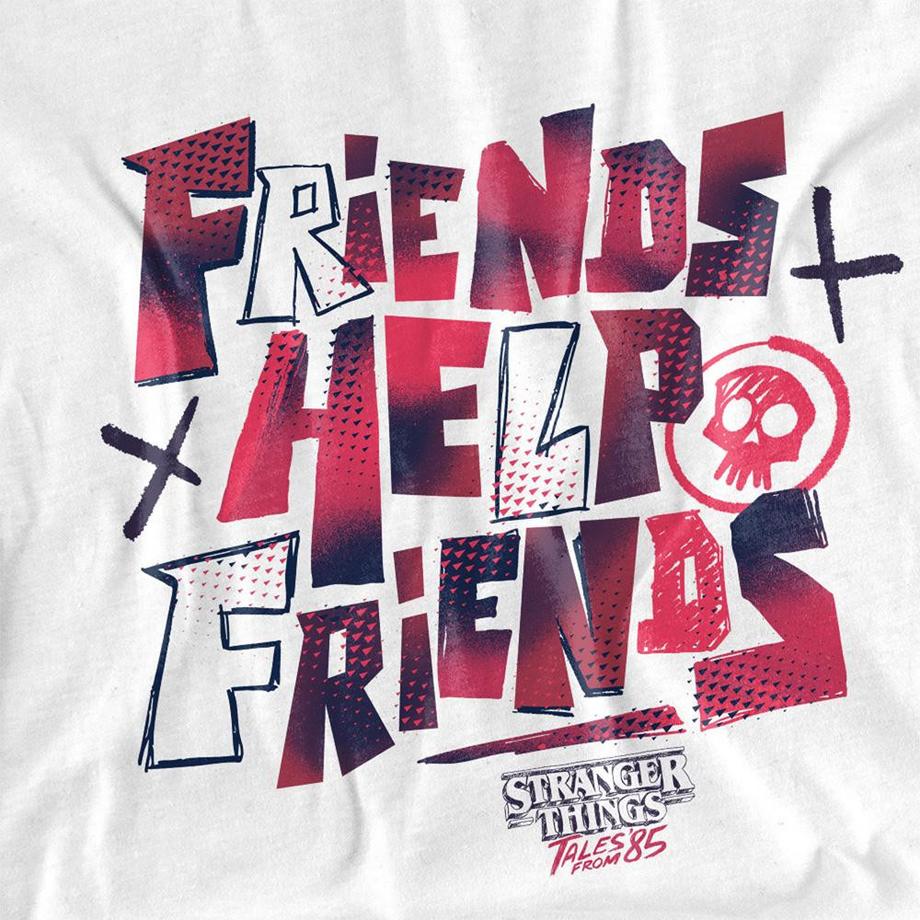 Stranger Things Stranger Things: Tales From ´85 Friends Help Maglietta  