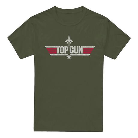 Top Gun Top Gun Logo Print T-Shirt  
