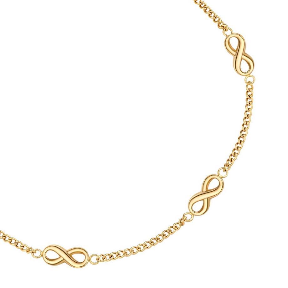 Glanzstücke München  Armband Infinity Edelstahl 