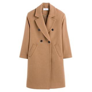 La Redoute Collections  Manteau drap laine mélangée 