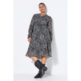 Studio Untold Midikleid Alloverprint Langarm  