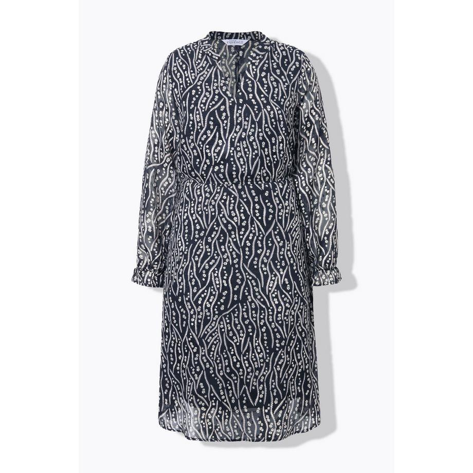 Studio Untold Robe Midi Imprimé All-over Manches Longues  