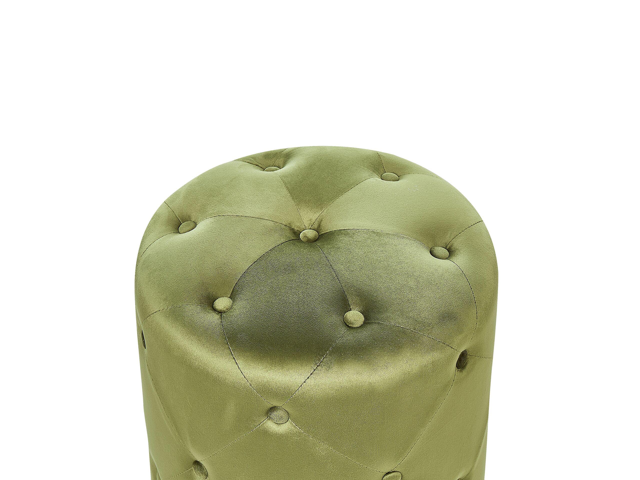 Beliani Pouf en Velours Glamour COROLLA  