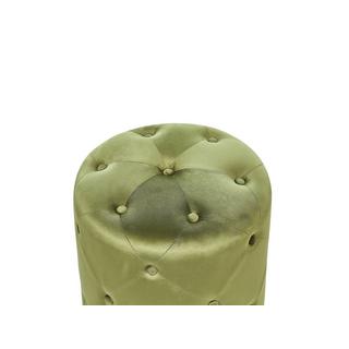 Beliani Pouf en Velours Glamour COROLLA  