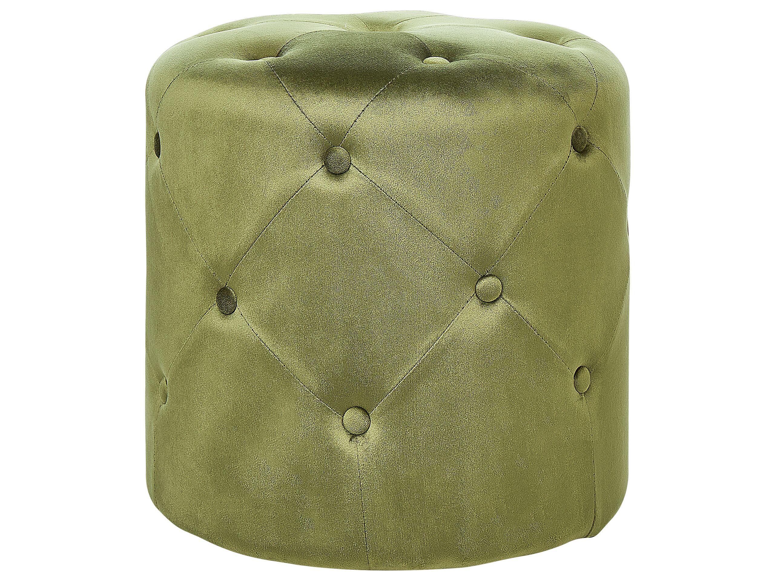 Beliani Pouf en Velluto Glamour COROLLA  