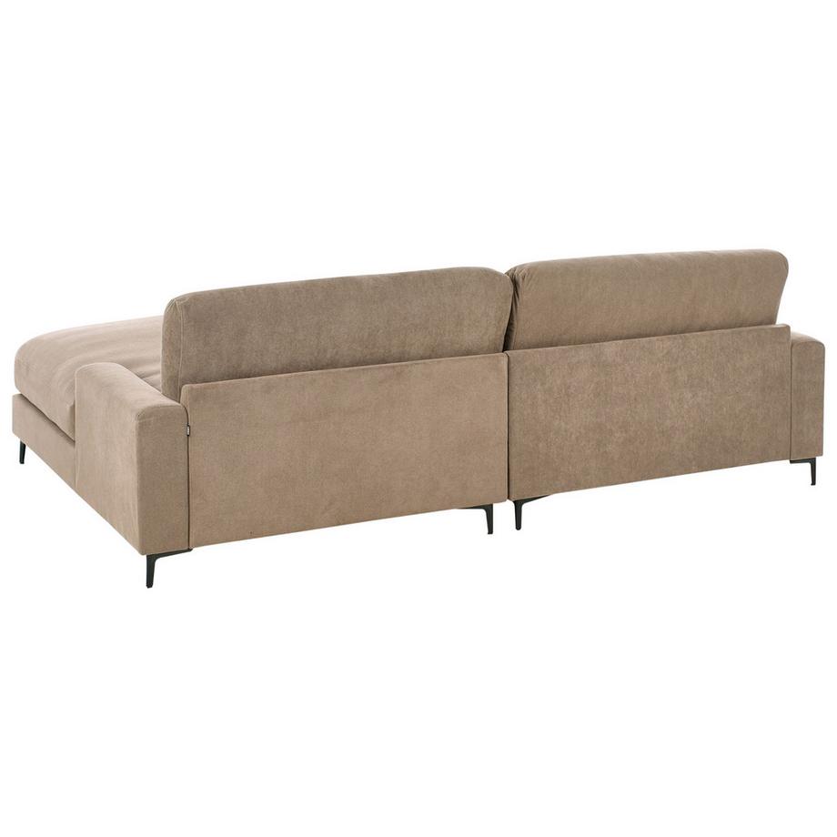Beliani Linksseitiges Ecksofa aus Stoff Modern MALOY  