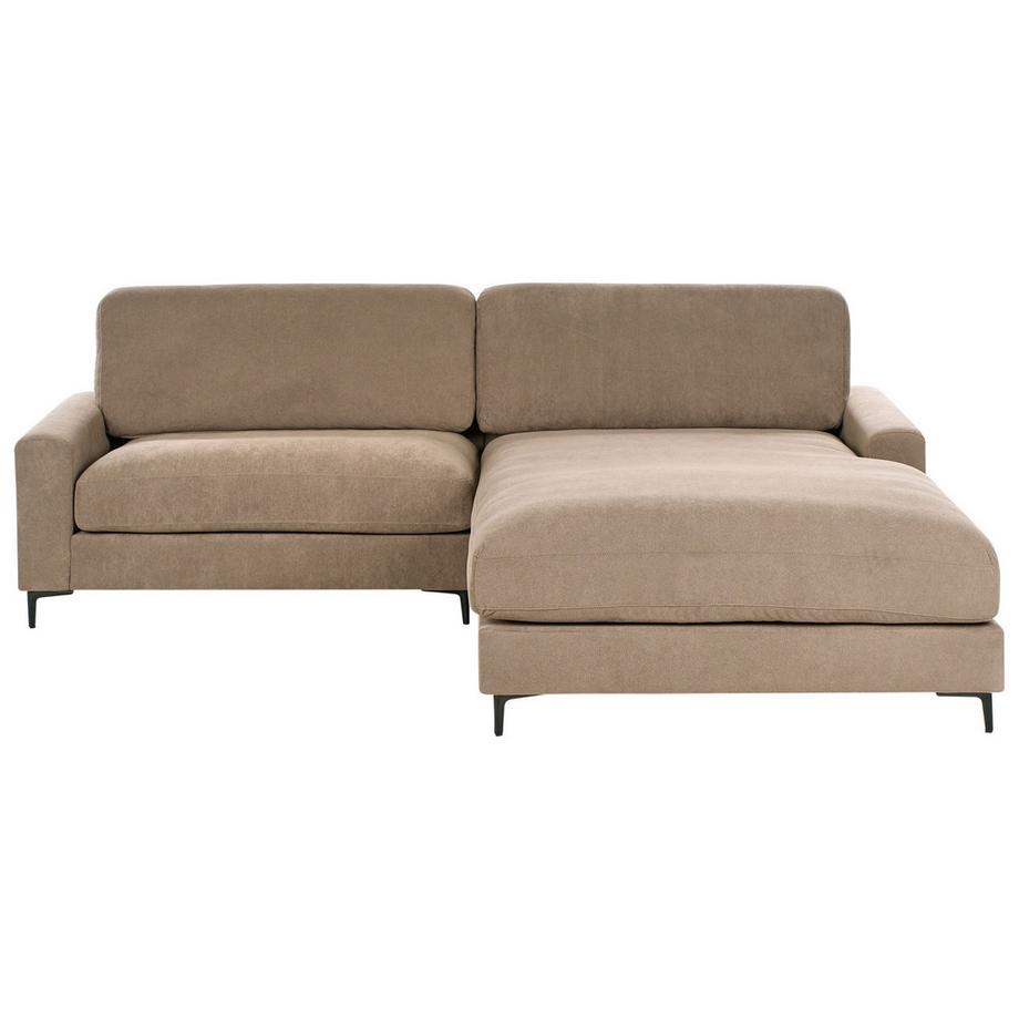 Beliani Linksseitiges Ecksofa aus Stoff Modern MALOY  