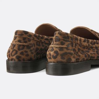 La Redoute Collections  Signature-Mokassins Philippine mit Leopardenmuster 