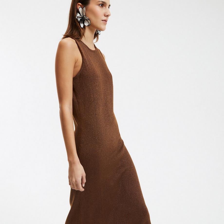 La Redoute Collections Robe longue évasée sans manches  