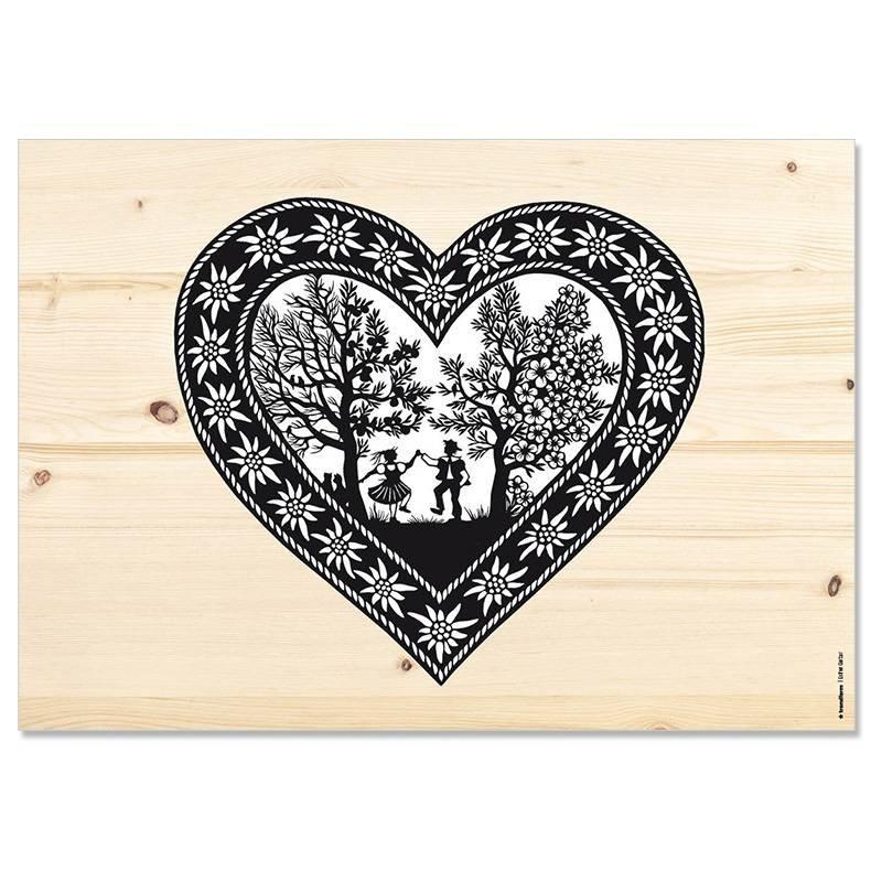 trendform Papiertischset SWISS TRADITION 7 4 Sujets à 12 Blatt  