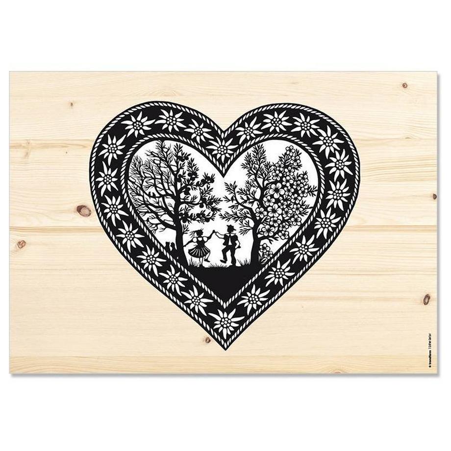 trendform Papiertischset SWISS TRADITION 7 4 Sujets à 12 Blatt  