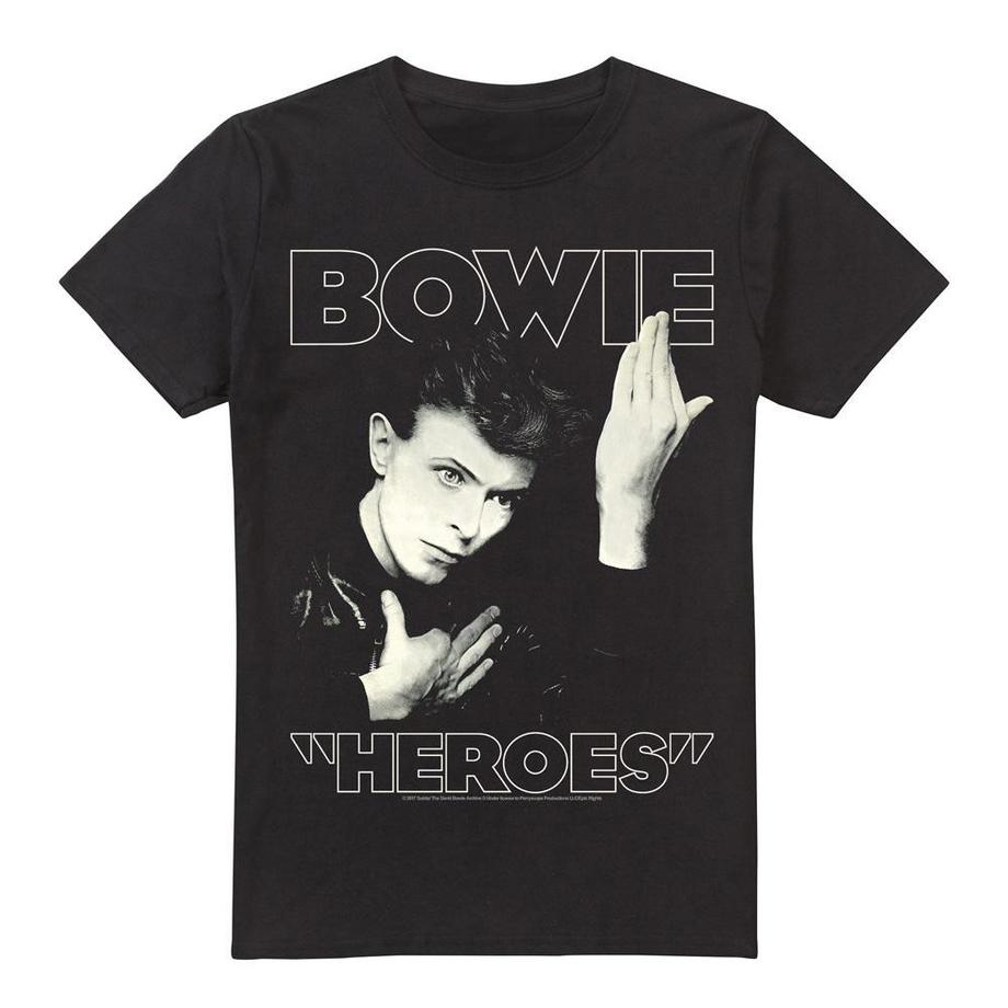David Bowie Heroes Cover T-Shirt  
