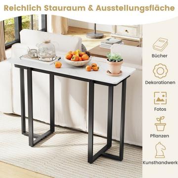 Moderner Konsolentisch in Marmoroptik