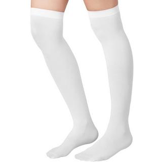 Tectake  Chaussettes montantes blanches 