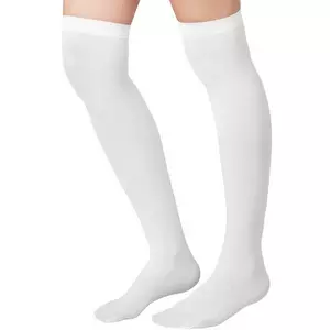 Chaussettes montantes blanches
