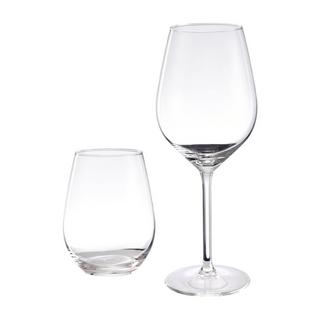 SCHOU  Bicchiere da vino 50cl + bicchiere da bere 35cl, set di 4 