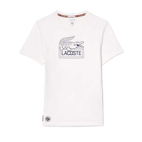 LACOSTE Roland Garros Edition Extratrocken Tennis T-Shirt  