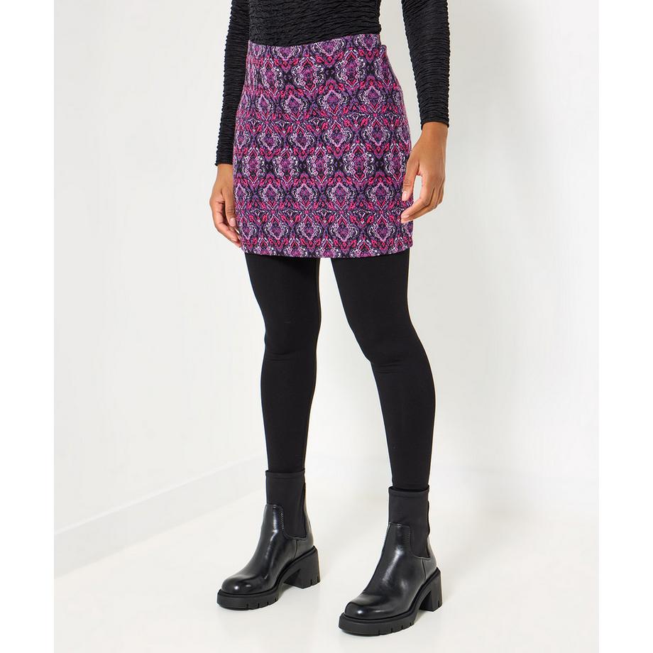 Jacquard-Kaleidoskop Rock-Leggings 2-in-1