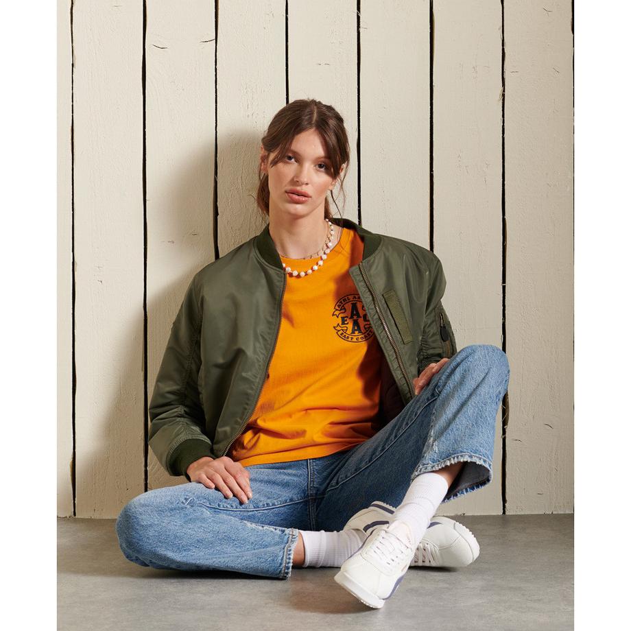 Superdry T-shirt Manches Longues Collegiate  