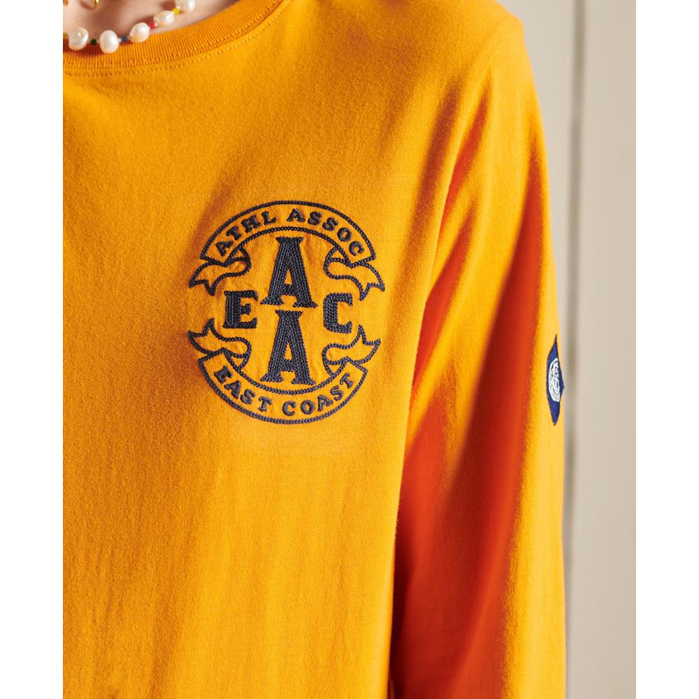 Superdry T-shirt Maniche Lunghe Collegiate  