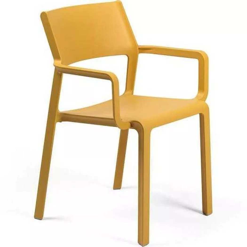 Nardi Trill Arm Gartensessel - stapelbar - senape