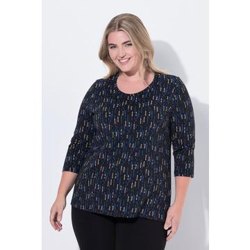 Shirt, A-Linie, Rundhalsausschnitt, 3/4-Arm