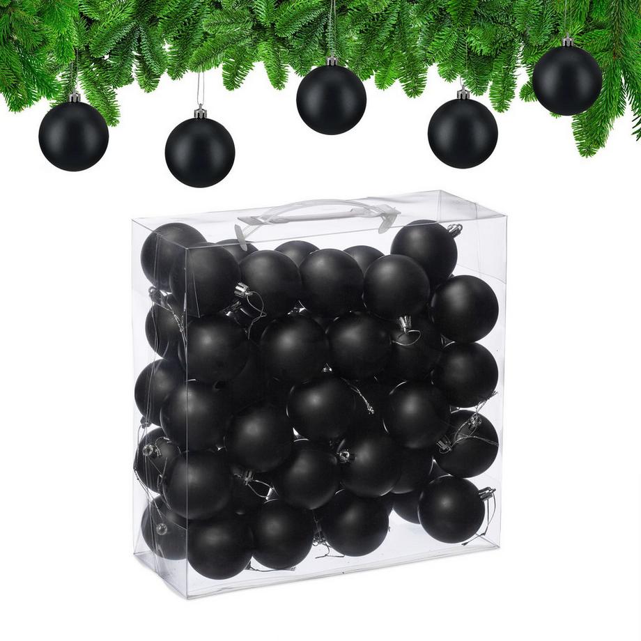 Ensemble de boules de Noël mates